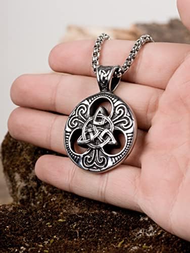 HAQUIL Celtic irski simboli Amulet Talisman Privjesak Ogrlica Celtic Nakit Pokloni za muškarce i žene