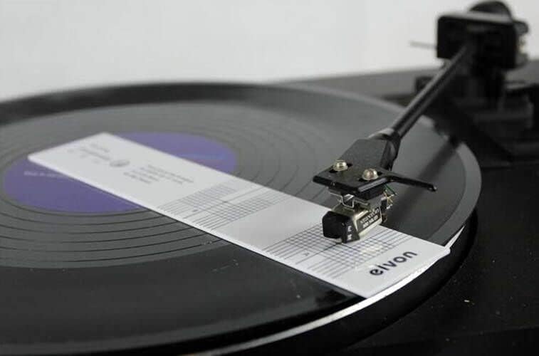 LP vinil gramofon gramofon Tahimetar brzina tahometar mjerač Tester+Kalibracijsko ravnalo +lupa