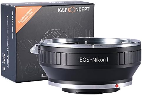 K & F konceptni adapter za objektiv, Canon EOS EF Mount objektiv na Nikon 1-seriju kameru, odgovara