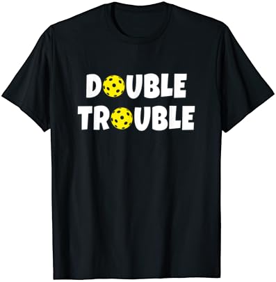 Pickleball-Smiješna Majica Tima Sa Dvostrukim Problemima
