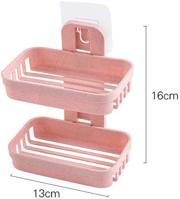 Kupatila sapunica sapuna od plastike Držači kuhinje spremnik za skladištenje na zidu sa dvostrukim drenažom