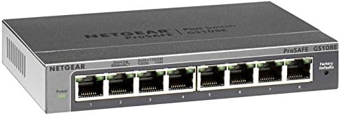 NETGEAR 8-Port Gigabit Ethernet Unmanaged Switch - desktop ili zidni nosač i ograničena doživotna zaštita