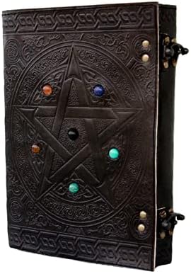 Časopis Pisanje notebook-a za žene, pentagram crna knjiga sjenki bilježnica, pentacle Grimoire Celtic