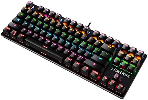 schicj133mm KeycupsWired 87-ključ univerzalni RGB poklopac ključ za Blue Switch mehanička tastatura-Crna