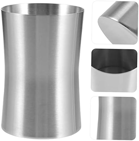 LuxShiny 4pcs od nehrđajućeg čelika za ispiranje usta toaletne potrepštine ravno nehrđajući čelik