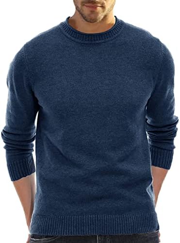 Džemper sa mokom izreka za muške jeseni pad mali topli pleteni o-vrat pulover dugih rukava čvrstog