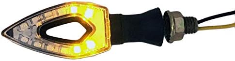 MotorToGo Crni sekvencijalni Žmigavci Diamond LED Žmigavci indikatori kompatibilni za 2014