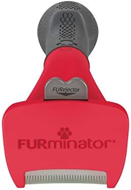 FURminator alat za uklanjanje poddlake za male pse-kratka dlaka, Crvena / Siva, P-92976