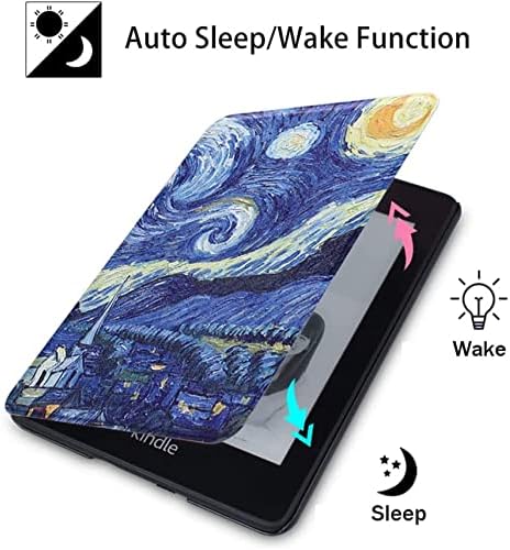 Futrola od 6 inča za Kindle Basic-izdržljiv Vodootporni poklopac sa automatskim buđenjem/spavanjem