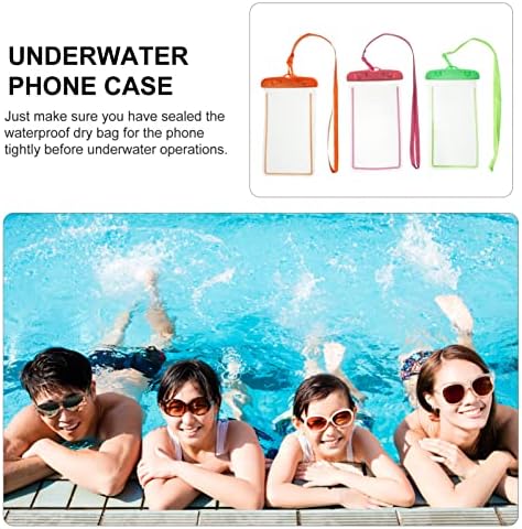 SOIMISS 3pcs Cell Dry Cellphone Underwater sa držačem torbica Glowing phone Lanyard Beach Bag Supplies Case