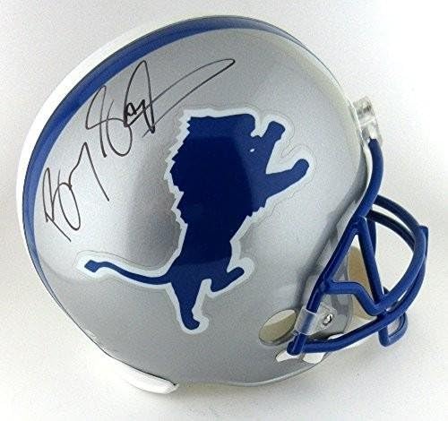 Barry Sanders sa autogramom Detroit Lions Deluxe replika kaciga-NFL kacige sa autogramom