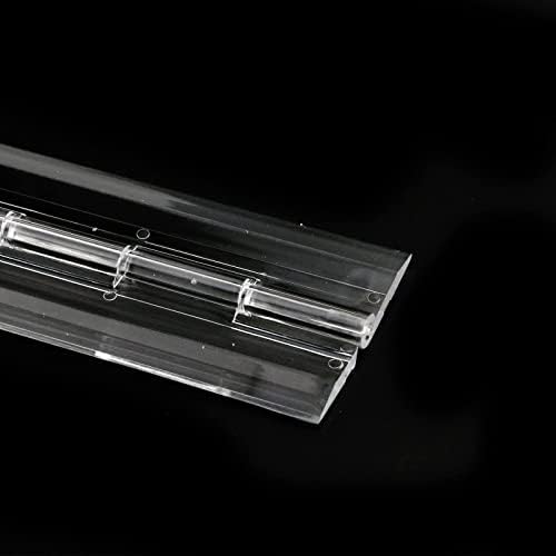 Koshar 6pcs akrilni ormar 300 mm šarke Dugi preklopni šarke sa čistom plastikom, prozirnim