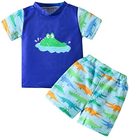 TODDLER Baby Boys kupaći set kupaći odijela Set 2 komada kratkih rukava osip kupaći kostimi i kupaći