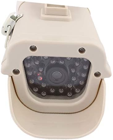 X-Dree Solarna nadzorna nadzorna kamera Pokreće lutka sigurnost CCTV sa LED svjetlom (Cámara de Vigilancia solarna paranura u unutrašnjosti Alimentada CCCTV DE SEGURIDAD Simulada Con LED