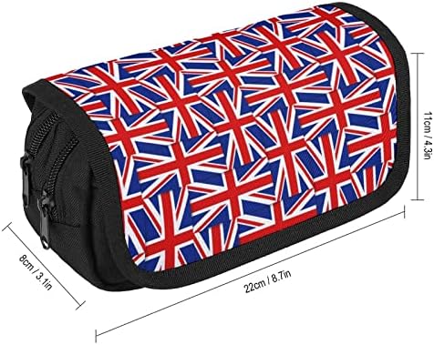 Britanska zastava uzorka olovka za olovku Pen torbica ručna makeup Organizator Velikog kapaciteta