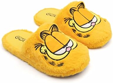 Garfield Narandžaste Papuče Za Odrasle / Lazy Tabby Cat Fluffy Slip On House Sliders Roba
