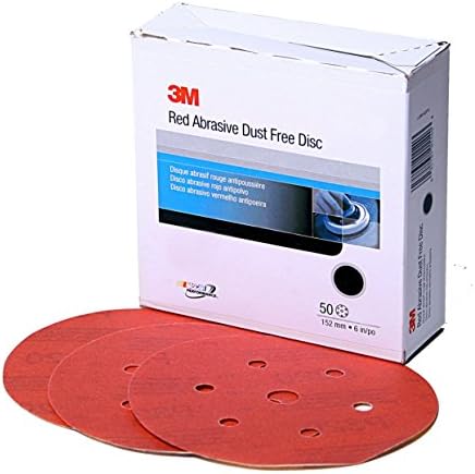 3m kuka Crveni abrazivni disk, 01677, 8 in, P80, 25 diskova po kartonu