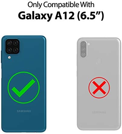 Goospery mekani osjećaj za Samsung Galaxy A12 6,5 / M12, džepni finiš za mekani dodir s tankim dizajnom