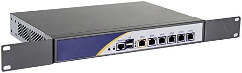 Firewall, VPN, Network Security Micro Appliance, Router PC, Intel Celeron 1037U, RS03, 6 Intel Gigabit LAN / 2USB / COM / VGA / Fan,