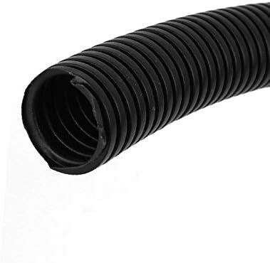 X-dree Dužina od 3 metra 23 mm Unutarnji DIA crna fleksibilna valovita creva (Tubo Fressibile a Soffeitto