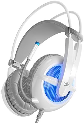 Sentey Gaming slušalice mikrofon Orbeat White GS-4440 Stereo slušalice na nivou audiofila za PC, MAC i sve