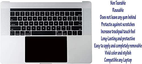 Ecomaholics Premium Trackpad Protector za Dell Inspiron 17 3737 17.3 inčni Laptop, Crni touch pad Cover Anti