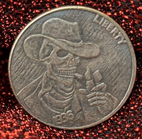 1936 Wanderer Coin Pipe muški antički bakar Stari srebrni komemorativni novčić za kolekciju novčića