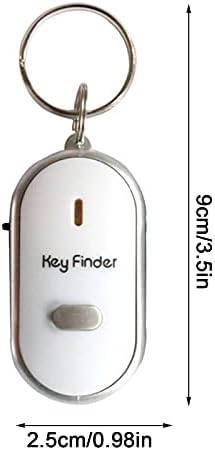 Delarsy mKxGU3 daljinska kontrola zvuka LED svjetla Lost Key Finder privjesak za ključeve