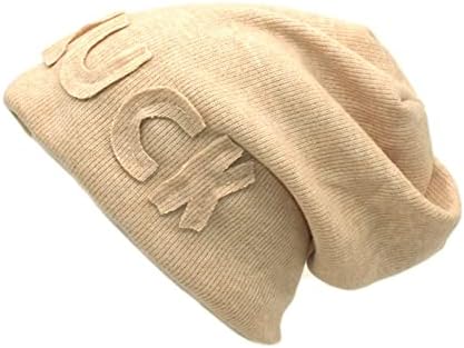 Miashui Winter Hat Winter kape za muškarce Žene Mekane tople pletene špet Skijaške čarape za manfortene