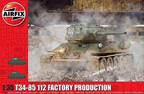 Airfix T34-85 112 Tvornička proizvodnja 1:35 vojni tenk iz Drugog svjetskog rata komplet plastičnih modela