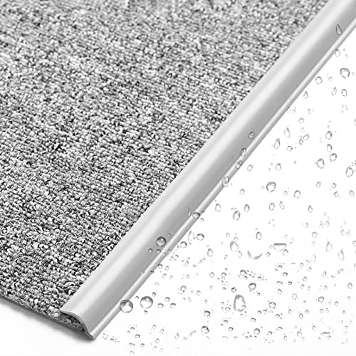 Ernzi Vodootporni tepih Trip trakica siva, ne klizač za tranziciju za klizanje za 1-10 mm prostirke debljine,