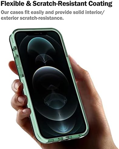 Artsevo dizajniran za iPhone 14 futrole i iPhone 13 futrole, 6.6ft zaštita od pada, full futrola zaslona zaslona u cijelom tijelu, zelena