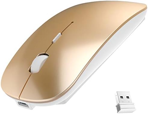 Bluetooth bežični miš, dvostruki režim tanak punjivi bežični miš tihi bežični miš sa Bluetooth 4.0 i