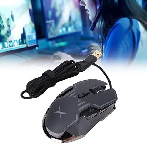 Žičani miš za igre,miš za igre visokih performansi,podesivi DPI do 16000 DPI,ergonomski RGB optički miš za igre sa pozadinskim osvetljenjem,sa programabilnim dugmadima,za PC Laptop