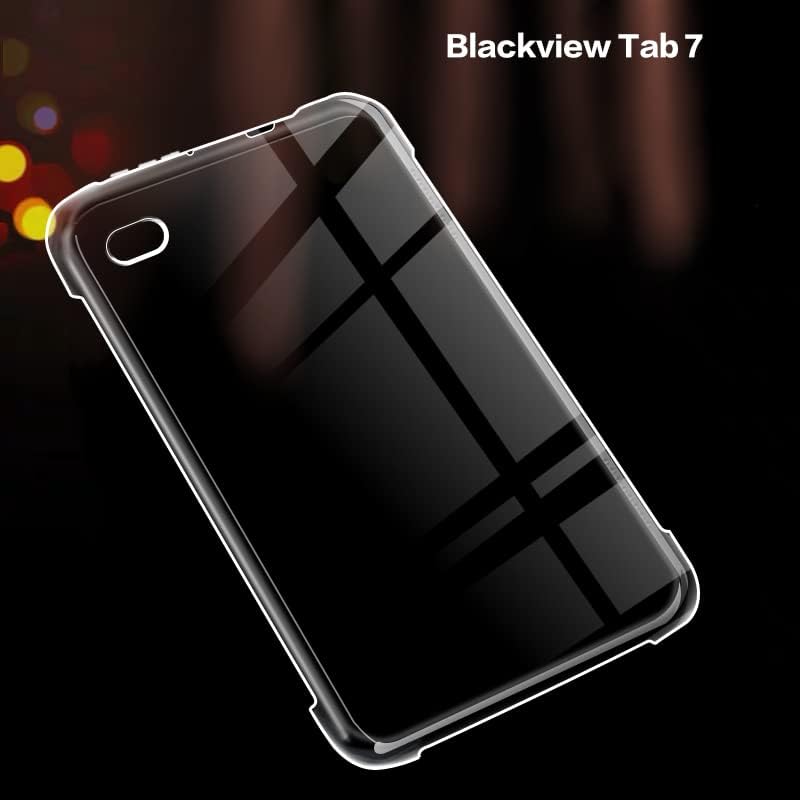 za blackview tabulator 7 futrola, meka TPU stražnji poklopac udarni silikonski branik protiv
