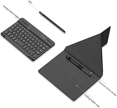 MOAITO za Samsung Galaxy Z Fold 4 futrolu za tastaturu, Z Fold 3 futrolu za tastaturu,sklopivu Bluetooth