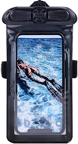 Vaxson futrola za telefon Crna, kompatibilna sa vodootpornom torbicom Motorola Moto g52 suha