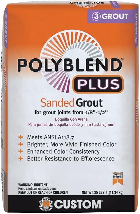 Prilagođeni građevinski proizvodi Polyblend plus malter - brušen - 25 lbs