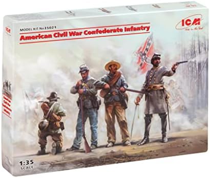 ICM 35021 pešadija Konfederacije Američkog građanskog rata. Set 1-Skala 1: 35