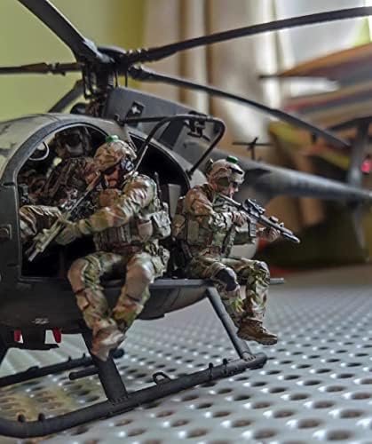 Splindg 1: 35 helikopter antiterorističke snage Resin Soldier Model nesastavljen i neobojen minijaturni
