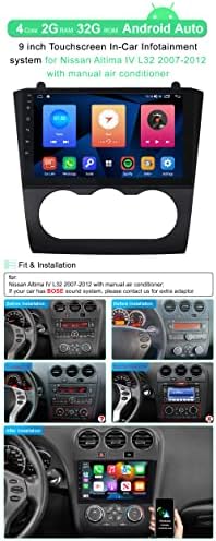 Asure 9 Auto Stereo Radio za Nissan Altima 2007-2012 ručni Klima Uređaj,4 jezgra 2G+32G Android 10