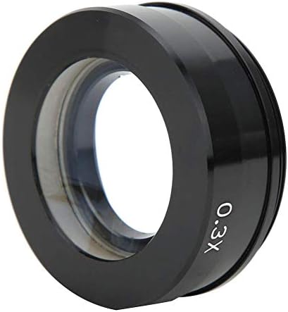 Black metal objektiv kamere, C-mount zamjena 0.3 x mikroskopska sočiva, dijelovi sočiva kamere,