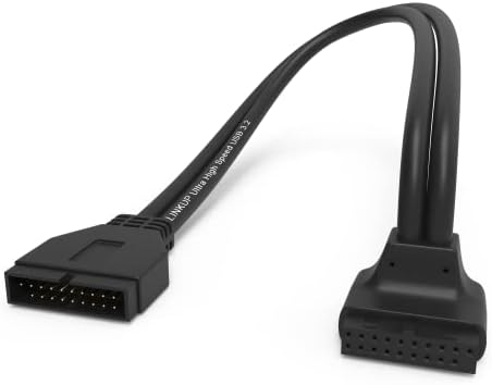 LINKUP - USB 3.2 GEN 2 Interni adapter 20-polni zaglavlje matične ploče muški za žensko 10Gbps za PC USB-A