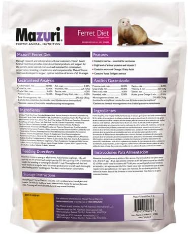 Mazuri | nutritivno kompletna hrana za tvorove / torba od 5 funti