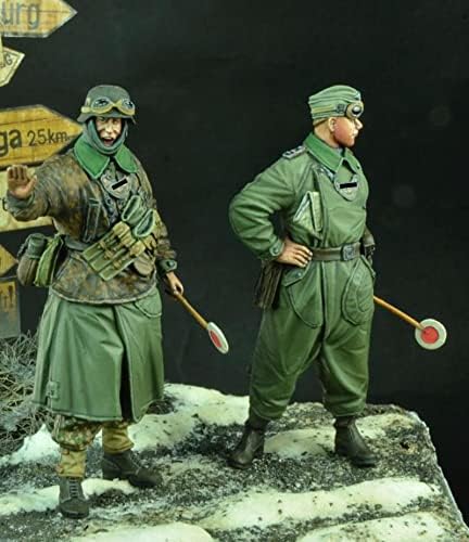 Goodmoel 1/35 figure vojnika iz Drugog svjetskog rata / Nesastavljeni i neobojeni minijaturni komplet vojnika / HC-3096