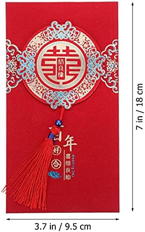 ARTIBETTER kineska crvena koverta 12kom kineske vjenčane crvene koverte sretni novac paket Hong Bao sretni