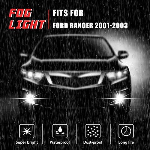 Svjetla za maglu zamjena lampi za Ford Ranger 2001 2002 2003 sa H10 12v 42W halogenim sijalicama & amp; komplet