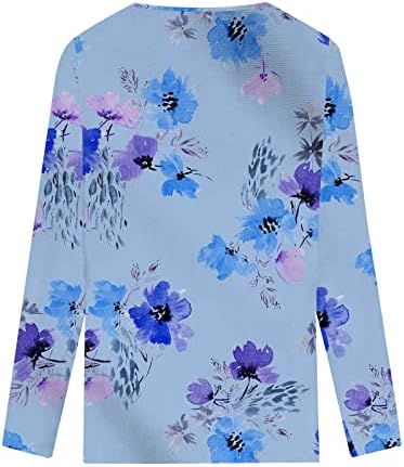 2023 vrhovi za Dan zaljubljenih za žene heklane čipkaste Trim v majice za vrat elegantne Casual cvjetne labave majice za pulover