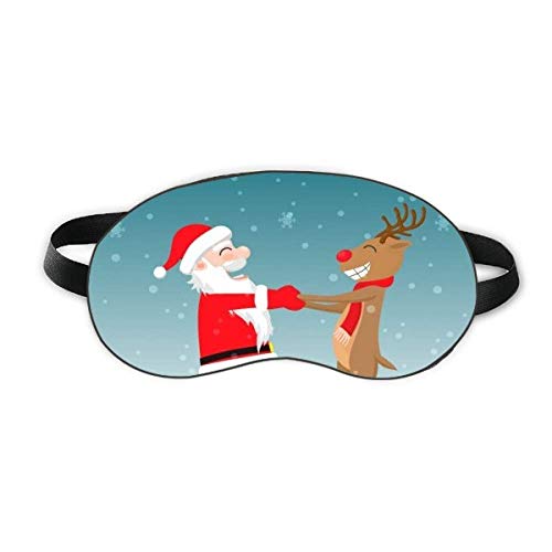 Božićni santa Claus Elk Festival Sleep Eye Shield Soft Night Poklopac za sjenilo