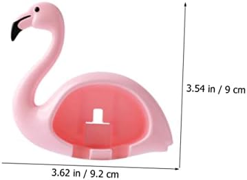 Cabilock 2pcs Flamingo držač četkica za zube ABS crtani nosač